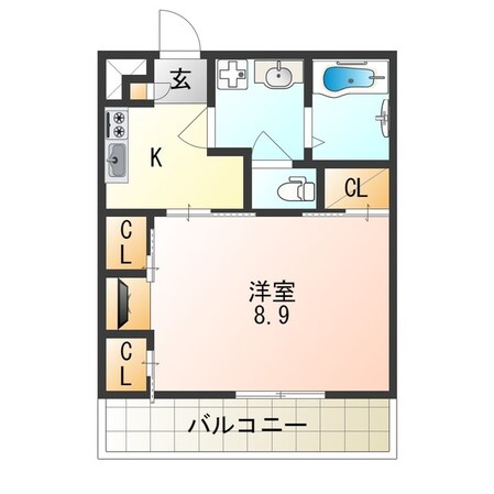 門真市駅 徒歩9分 2階の物件間取画像